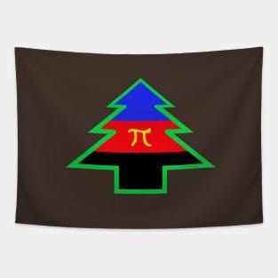 Polyamory Pride: Christmas Tree Tapestry