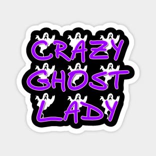 Crazy Ghost Lady Magnet