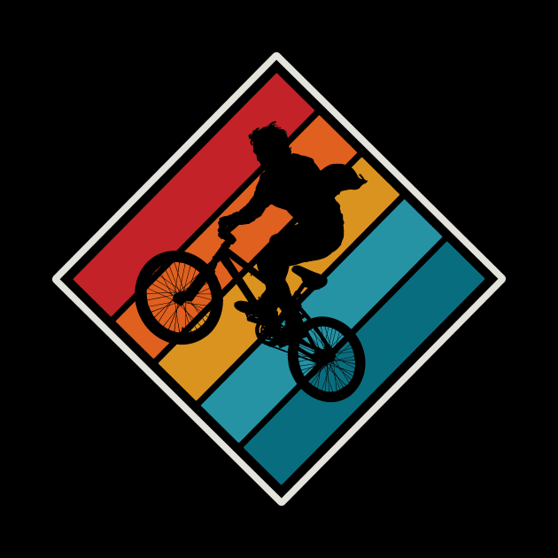 BMX Rider Retro by silly bike