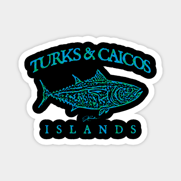 Turks & Caicos Islands Bluefin Tuna Magnet by jcombs