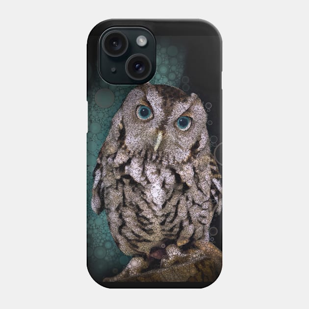 Owl Digital Art Design Phone Case by PhotoArts