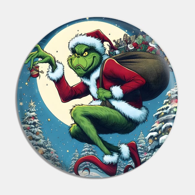 Whimsical Holidays: Grinch-Inspired Artwork and Festive Delights Pin by insaneLEDP