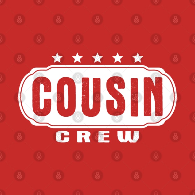 Cousin Crew Matching Family Holiday Text White by JaussZ