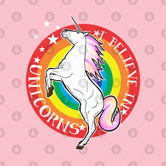 I Believe in Unicorns by Tezatoons