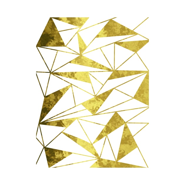 GOLD Geometric Abstract Designs by SartorisArt1