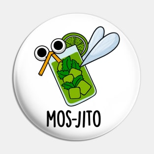 Mos-jito Cute Mojito Drink Pun Pin