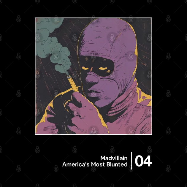 America's Most Blunted - Minimalist Graphic Design Fan Artwork by saudade