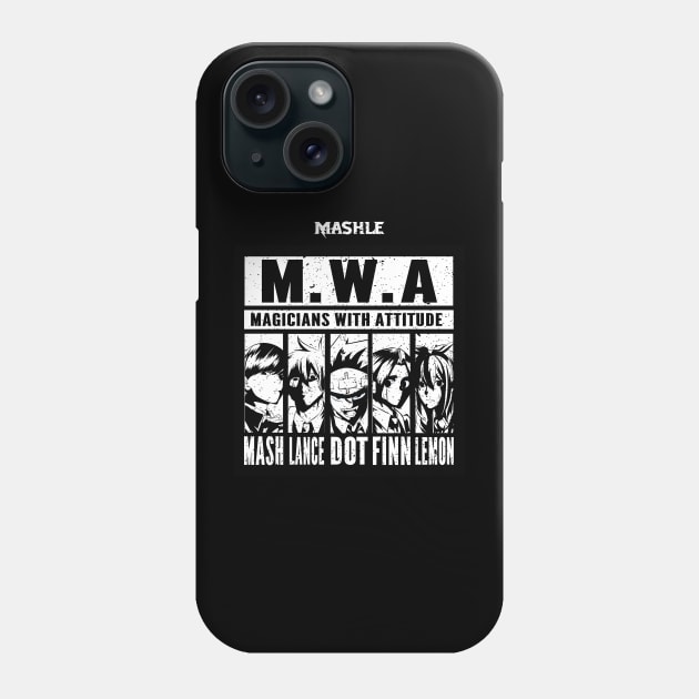 MASHLE: MAGIC AND MUSCLES (M.W.A. MAGICIANS WITH ATTITUDE) GRUNGE STYLE Phone Case by FunGangStore