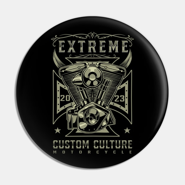 Extreme Custom Culture Pin by Tonymidi Artworks Studio