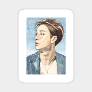 Stray Kids Chan Watercolour Portrait Magnet