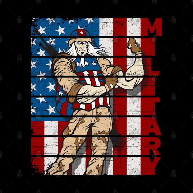 Uncle Sam Military Strength USA by RadStar