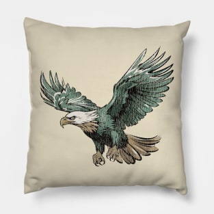 Vintage Eagles Fighter Pillow