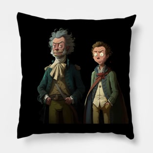 Richard and Mortimer, a Dapper Duo v3 (no text) Pillow