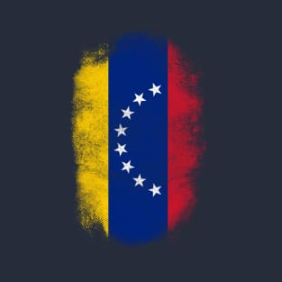 Venezuela Flag Souvenir - Distressed Venezuelan Design T-Shirt