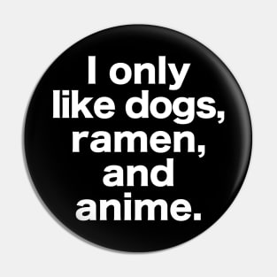 Dog Ramen Anime Pin