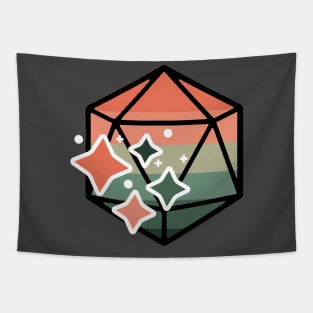 Retro Sparkling D20 Tapestry