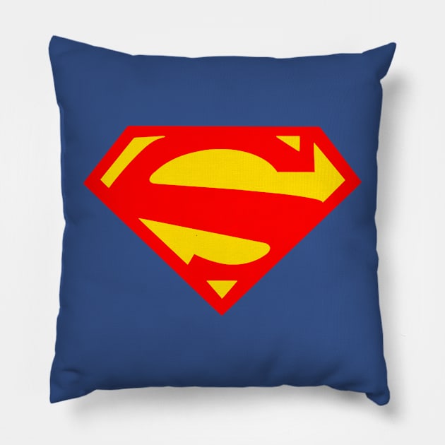 New 52 Superhero Shield V2 Pillow by marat