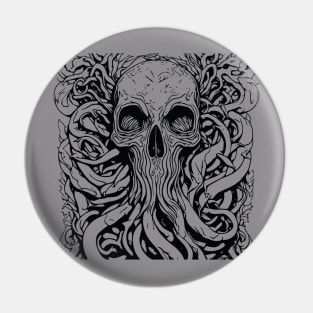 octopus metal design Pin