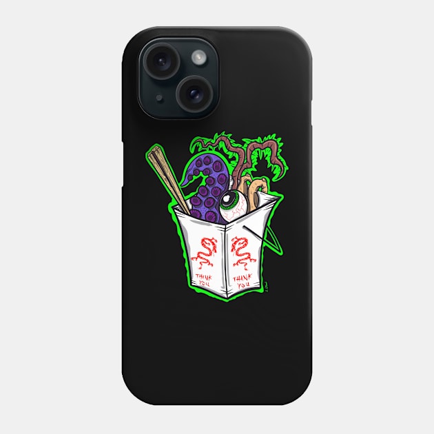 Creepy Chinese takeout Phone Case by Chillateez 