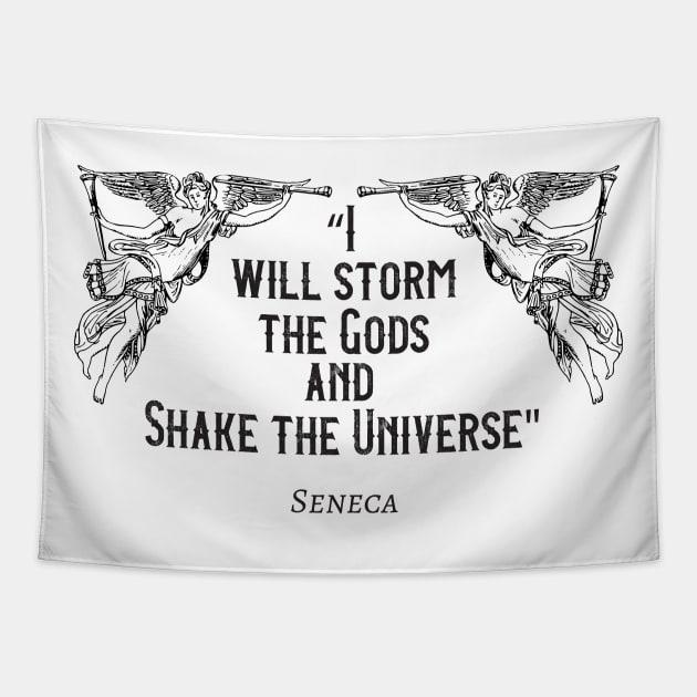 Stoic Quote by Seneca Tapestry by emma17