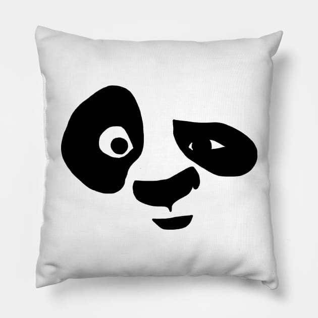 The Big Fat Panda Pillow by Mr. Yolo