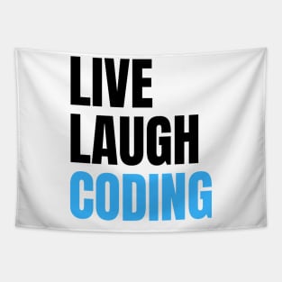 Live Laugh Coding Tapestry