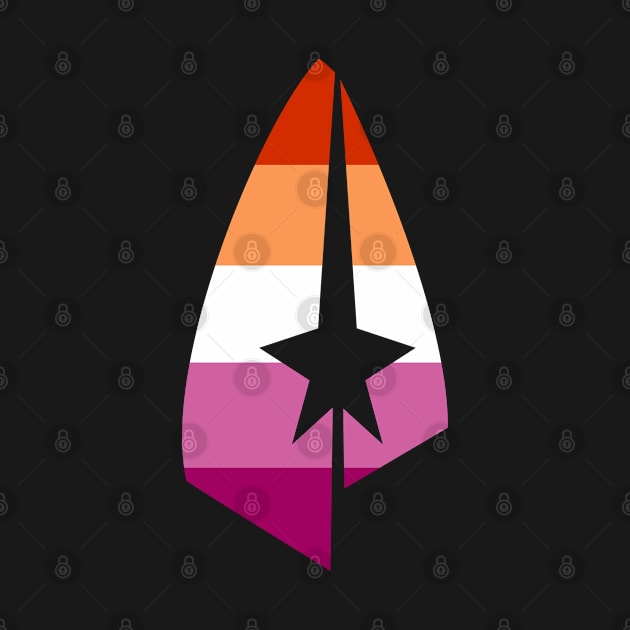 Pride Lesbian Treksphere Logo by Treksphere