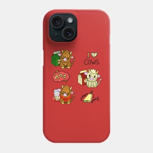 Holiday Cow Pals Herd Phone Case