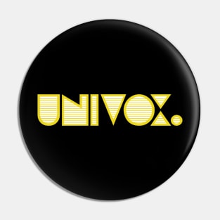 Univox Retro Guitar Bass Amp Pin