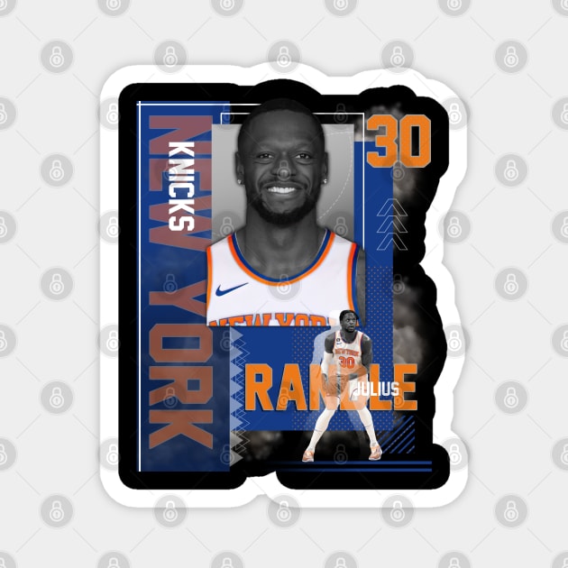 New York Knicks Julius Randle 30 Magnet by today.i.am.sad