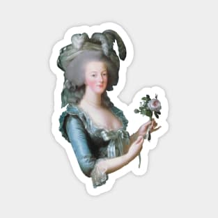 Marie Antoinette with a Rose Magnet