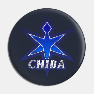 Chiba Prefecture Japanese Symbol Distressed Pin