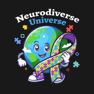 Neurodiverse Universe Autism Awareness Month T-Shirt