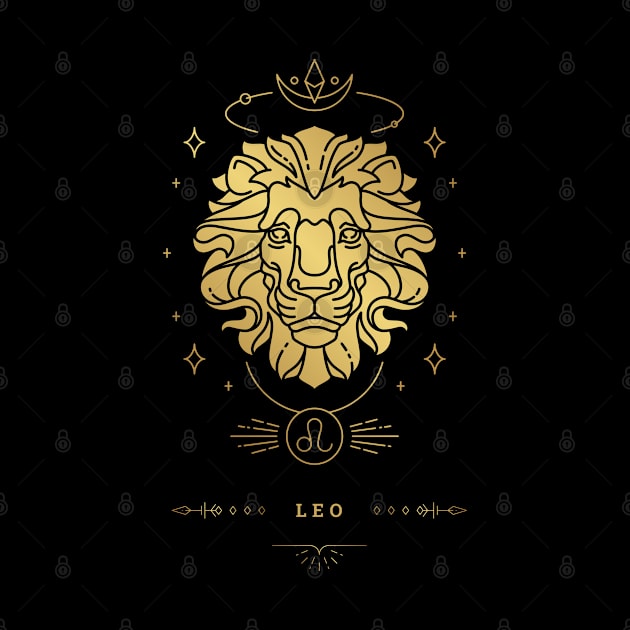 Leo - Leo Zodiac Birthday by Kudostees