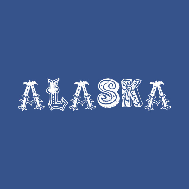 Disover Alaska 50 States Name - States Of America - T-Shirt