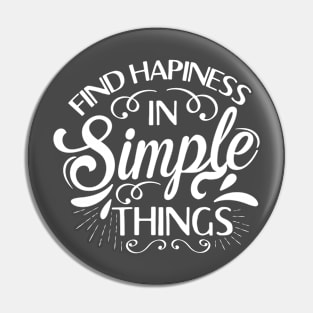 Simple Things Pin