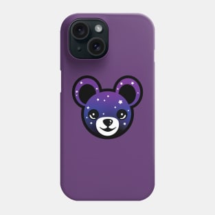 Starry Night Teddy Bear Phone Case