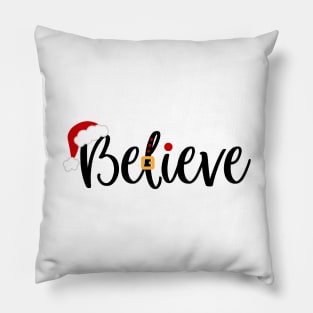 Believe Christmas Pillow