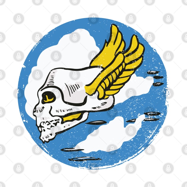 85th Fighter Squadron WWII Vintage Insignia by Mandra