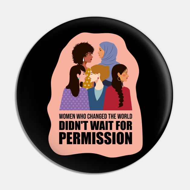 Women's History Month Pin by DesignerDeskStd