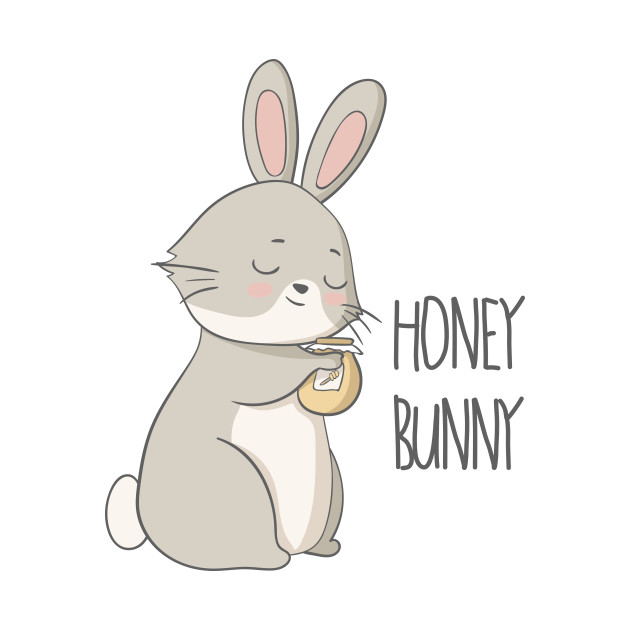 Honey Bunny Cute Rabbit Design