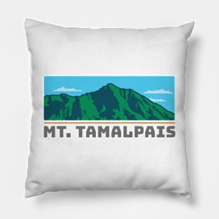 Mt. Tamalpais horizontal block type Pillow