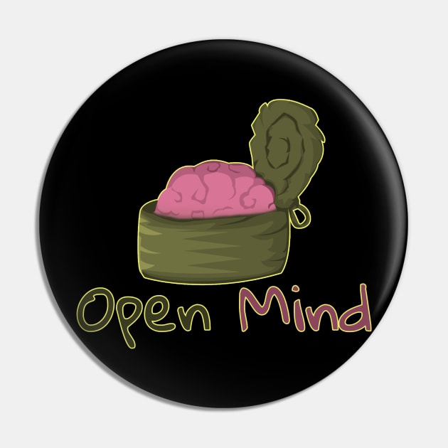Open Mind Pin by MaeVector