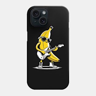 Banana Guitar Rock Music Concert Band Novelty Funny Banana Phone Case