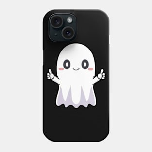 Cute Ghost with thumbs up Phone Case