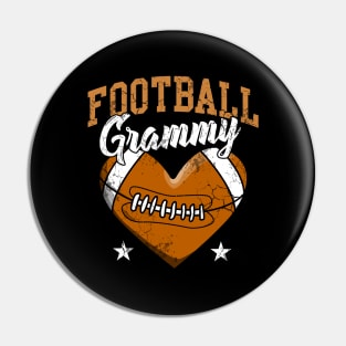 Football Grammy Grandma Grandmother Pin