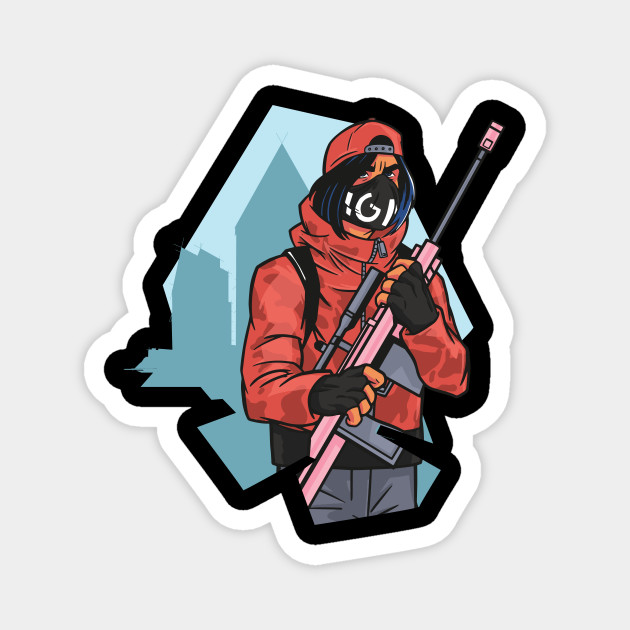 Hoodie Gangsta Man With Gun Weapon Cartoon Sniper Magnet Teepublic Hoodie Gangsta Man With Gun Weapon Cartoon Sniper Magnet Teepublic