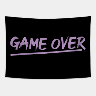 Game Over (Purple) Tapestry