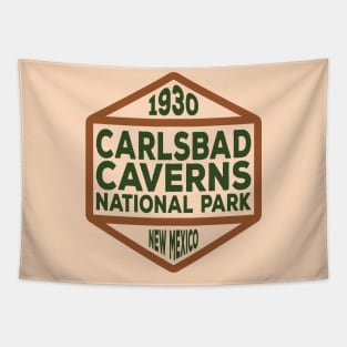 Carlsbad Caverns National Park badge Tapestry