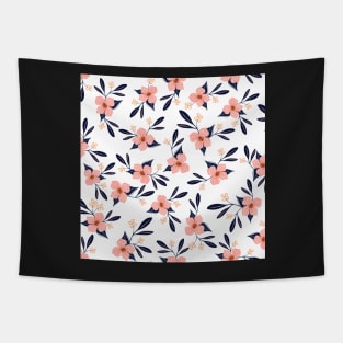 Pink flowers pattern Tapestry